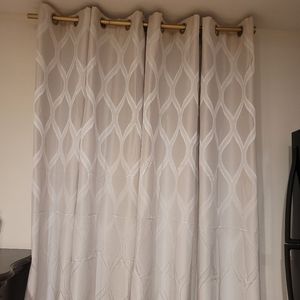 Curtains polyester size 52×82 set of 2